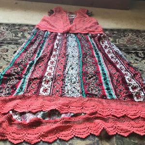 Multi- Colored Long Dress